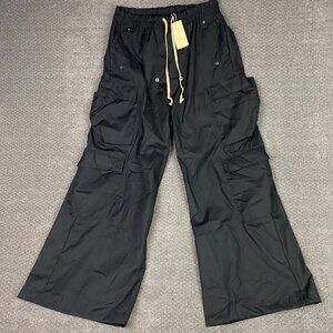 mnml Double Rave Cargo Pants Men's XL Black Baggy Wide Leg